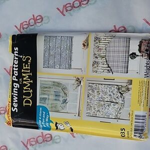 Simplicity Window Treatments Sewing Pattern 0635 Vintage Y2K 2001